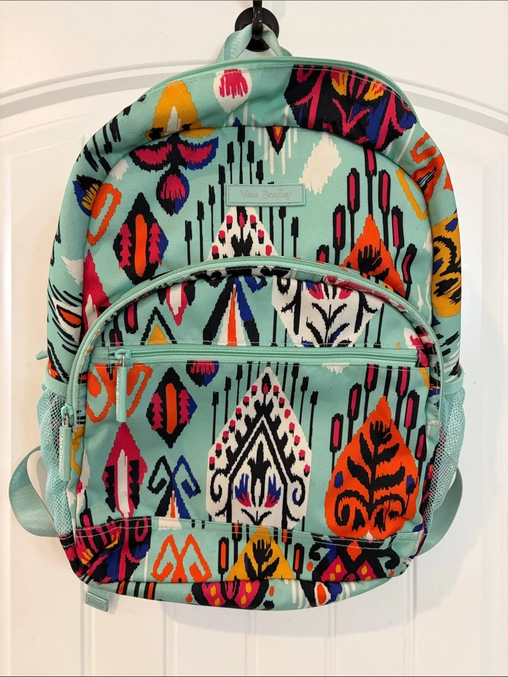 Vera Bradley Mint Ikat Pattern Crossbody or Small Tote